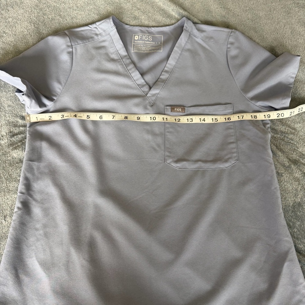 Figs Catarina One-pocket Scrub top VAPOR BLUE SPACE LIMITED EDITION Size S - Picture 11 of 11